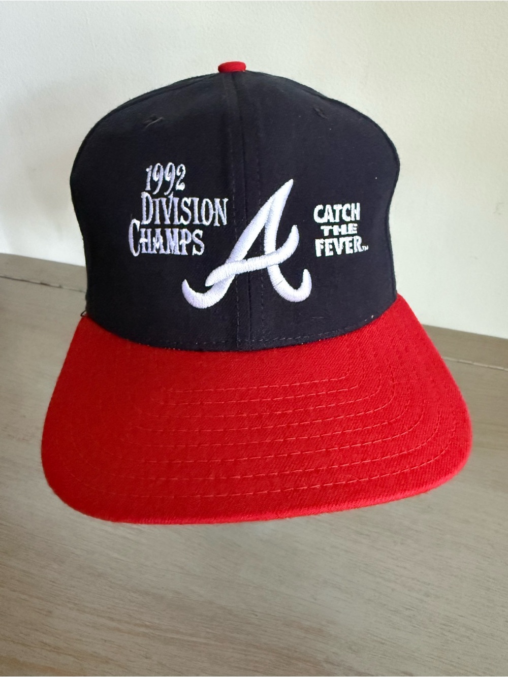 Vintage Atlanta Braves 1992 Division Champs Cap Snapback Hat New Era USA